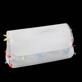 Embroidery Canvas Mesh Plastic Sheets 20x21 Inch (1 Piece) Hole 2.5mm Rectangle White For Cross Stitching DIY Knitting Crochet Crafts